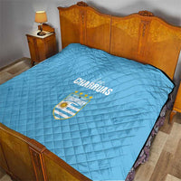 Uruguay Football 2024 Custom Quilt Los Charruas Sol de Mayo Ornamental Style - Wonder Print Shop