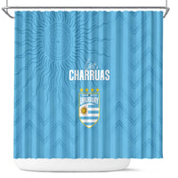 Uruguay Football 2024 Custom Shower Curtain Los Charruas Sol de Mayo Ornamental Style