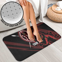 Kenya King Lion Personalized Bathroom Set Stylized Maasai Shield - Wonder Print Shop