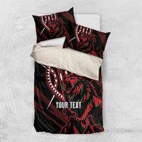 Kenya King Lion Personalized Bedding Set Stylized Maasai Shield - Wonder Print Shop