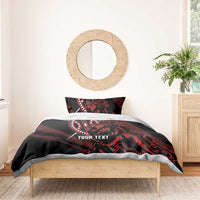 Kenya King Lion Personalized Bedding Set Stylized Maasai Shield - Wonder Print Shop