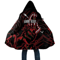 Kenya King Lion Personalized Cloak Stylized Maasai Shield - Wonder Print Shop