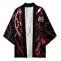 Kenya King Lion Personalized Kimono Stylized Maasai Shield - Wonder Print Shop