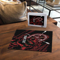 Kenya King Lion Personalized Puzzle Stylized Maasai Shield - Wonder Print Shop