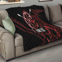 Kenya King Lion Personalized Quilt Stylized Maasai Shield - Wonder Print Shop