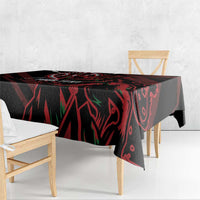 Kenya King Lion Personalized Tablecloth Stylized Maasai Shield - Wonder Print Shop