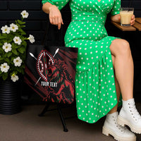 Kenya King Lion Personalized Tote Bag Stylized Maasai Shield - Wonder Print Shop