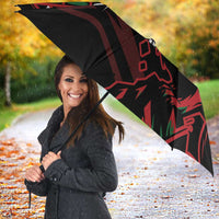 Kenya King Lion Personalized Umbrella Stylized Maasai Shield - Wonder Print Shop