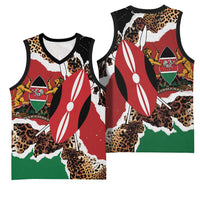 Kenya Grunge Basketball Jersey Mix Animal Skin Pattern - Wonder Print Shop