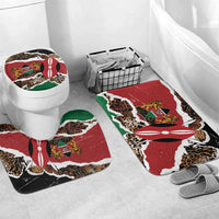 Kenya Grunge Bathroom Set Mix Animal Skin Pattern - Wonder Print Shop