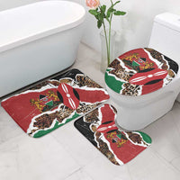 Kenya Grunge Bathroom Set Mix Animal Skin Pattern - Wonder Print Shop