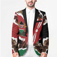 Kenya Grunge Blazer Mix Animal Skin Pattern - Wonder Print Shop