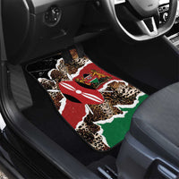 Kenya Grunge Car Mats Mix Animal Skin Pattern - Wonder Print Shop