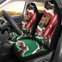 Kenya Grunge Car Seat Cover Mix Animal Skin Pattern - Wonder Print Shop