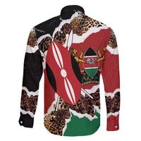 Kenya Grunge Family Matching Long Sleeve Bodycon Dress and Hawaiian Shirt Mix Animal Skin Pattern - Wonder Print Shop