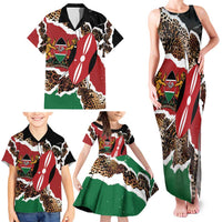 Kenya Grunge Family Matching Tank Maxi Dress and Hawaiian Shirt Mix Animal Skin Pattern - Wonder Print Shop