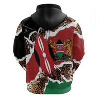 Kenya Grunge Hoodie Mix Animal Skin Pattern - Wonder Print Shop