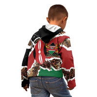 Kenya Grunge Kid Hoodie Mix Animal Skin Pattern - Wonder Print Shop