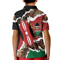 Kenya Grunge Kid Polo Shirt Mix Animal Skin Pattern - Wonder Print Shop