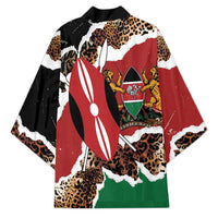 Kenya Grunge Kimono Mix Animal Skin Pattern - Wonder Print Shop