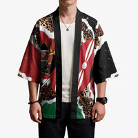 Kenya Grunge Kimono Mix Animal Skin Pattern - Wonder Print Shop