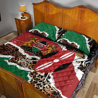 Kenya Grunge Quilt Bed Set Mix Animal Skin Pattern - Wonder Print Shop