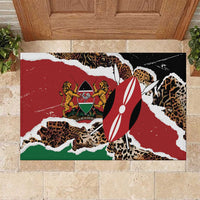 Kenya Grunge Rubber Doormat Mix Animal Skin Pattern - Wonder Print Shop