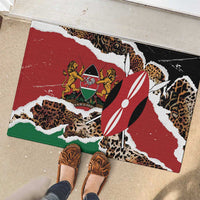 Kenya Grunge Rubber Doormat Mix Animal Skin Pattern - Wonder Print Shop