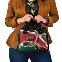 Kenya Grunge Shoulder Handbag Mix Animal Skin Pattern - Wonder Print Shop