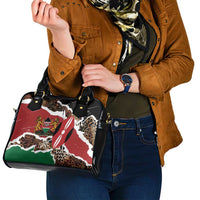 Kenya Grunge Shoulder Handbag Mix Animal Skin Pattern - Wonder Print Shop