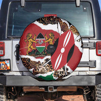 Kenya Grunge Spare Tire Cover Mix Animal Skin Pattern - Wonder Print Shop