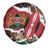 Kenya Grunge Spare Tire Cover Mix Animal Skin Pattern - Wonder Print Shop