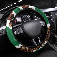 Kenya Grunge Steering Wheel Cover Mix Animal Skin Pattern - Wonder Print Shop