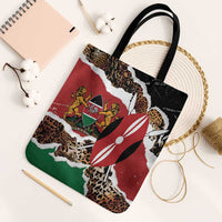 Kenya Grunge Tote Bag Mix Animal Skin Pattern - Wonder Print Shop