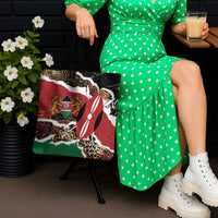 Kenya Grunge Tote Bag Mix Animal Skin Pattern - Wonder Print Shop