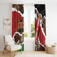 Kenya Grunge Window Curtain Mix Animal Skin Pattern - Wonder Print Shop