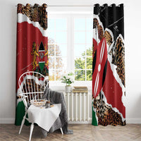 Kenya Grunge Window Curtain Mix Animal Skin Pattern - Wonder Print Shop