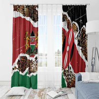 Kenya Grunge Window Curtain Mix Animal Skin Pattern - Wonder Print Shop