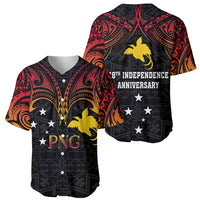 Papua New Guinea Baseball Jersey 48th Independence Anniversary Gradient LT7 - Wonder Print Shop