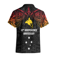 Papua New Guinea Hawaiian Shirt 48th Independence Anniversary Gradient - Wonder Print Shop