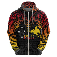 Papua New Guinea Hoodie 48th Independence Anniversary Gradient - Wonder Print Shop
