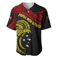 Papua New Guinea Baseball Jersey 48th Independence Anniversary Bird-of-Paradise Tribal Art LT7 - Wonder Print Shop