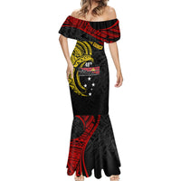 Papua New Guinea Mermaid Dress 48th Independence Anniversary Bird-of-Paradise Tribal Art - Wonder Print Shop