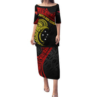 Papua New Guinea Puletasi 48th Independence Anniversary Bird-of-Paradise Tribal Art - Wonder Print Shop