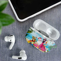 Have Yourself A Beachy Little Christmas AirPods Case with Santa Chilling - Wonder Print Shop