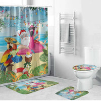 Have Yourself A Beachy Little Christmas Bathroom Set with Santa Chilling - Wonder Print Shop