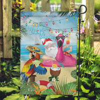 Have Yourself A Beachy Little Christmas Garden Flag with Santa Chilling - Wonder Print Shop