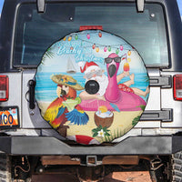 Have Yourself A Beachy Little Christmas Spare Tire Cover with Santa Chilling - Wonder Print Shop