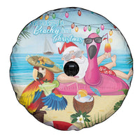 Have Yourself A Beachy Little Christmas Spare Tire Cover with Santa Chilling - Wonder Print Shop