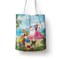 Have Yourself A Beachy Little Christmas Tote Bag with Santa Chilling - Wonder Print Shop